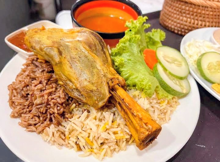 Lamb Haneeth served at Restoran Jabal Dahlia