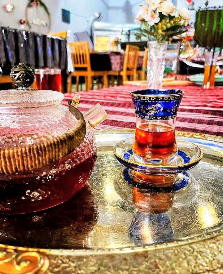 Arabic Tea & Karak served at Restoran Jabal Dahlia